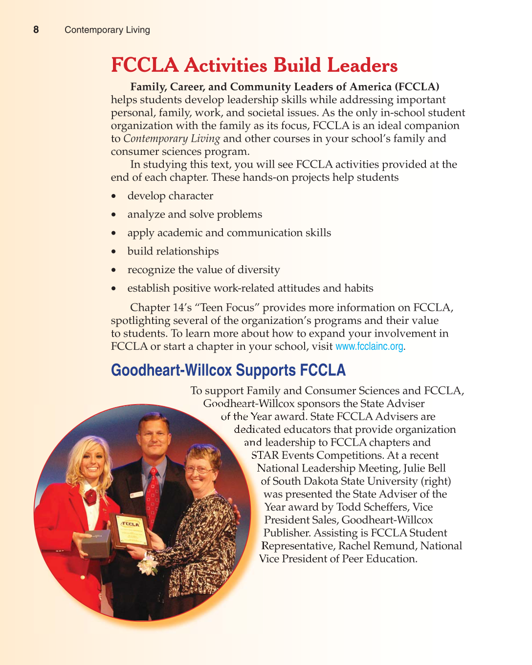 Contemporary Living, 11th Edition page 8