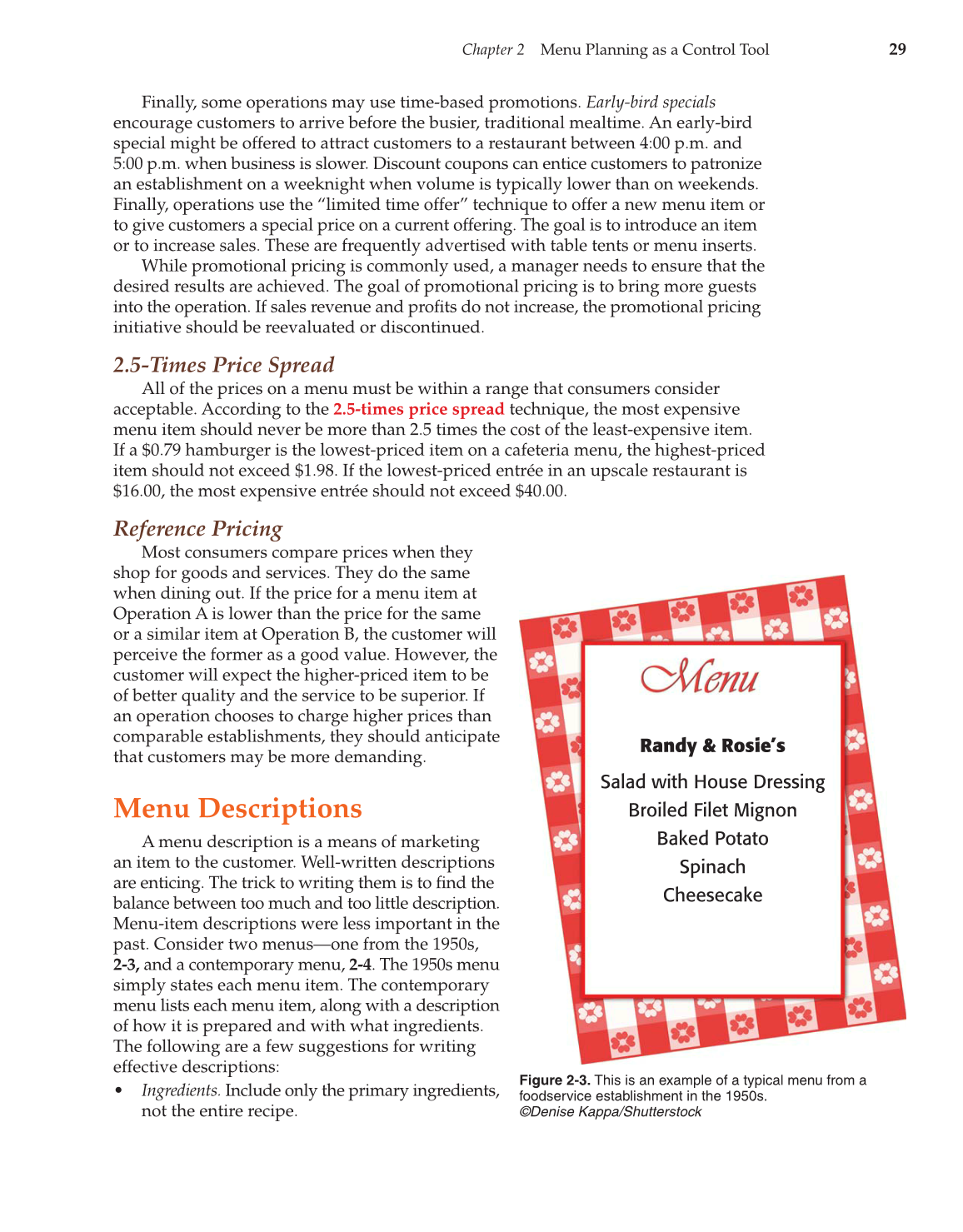 Controlling Costs in Foodservice, 1st Edition page 29