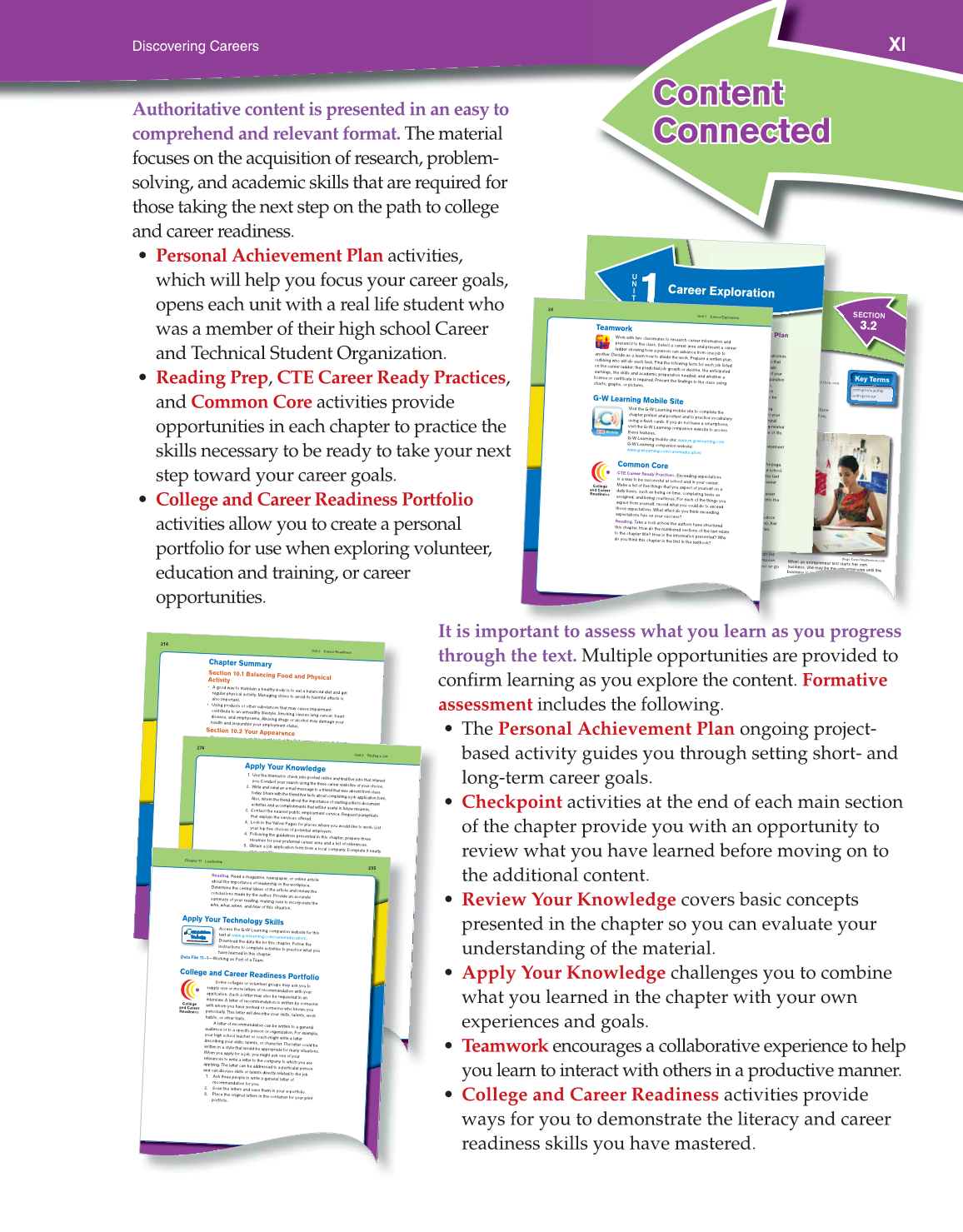 Discovering Careers, 8th Edition page XI