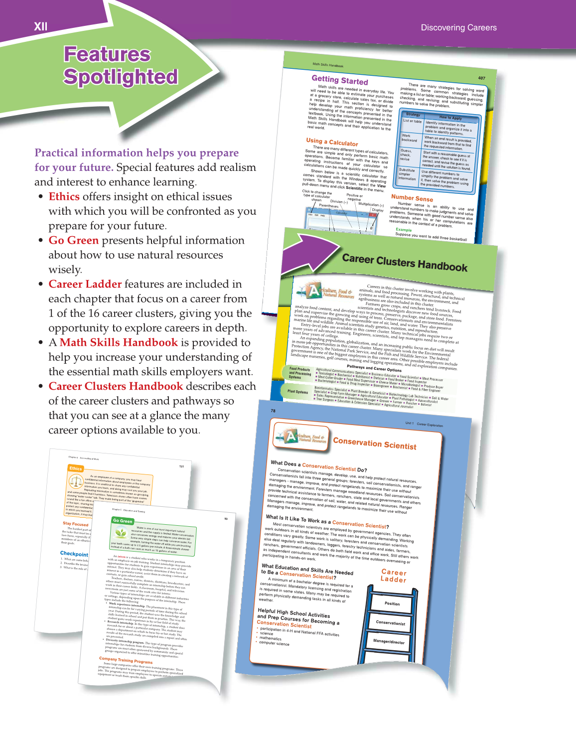 Discovering Careers, 8th Edition page XII