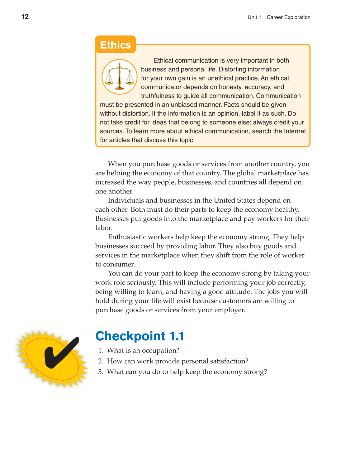 Discovering Careers, 8th Edition page 12