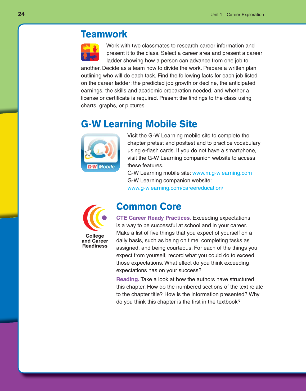 Discovering Careers, 8th Edition page 24