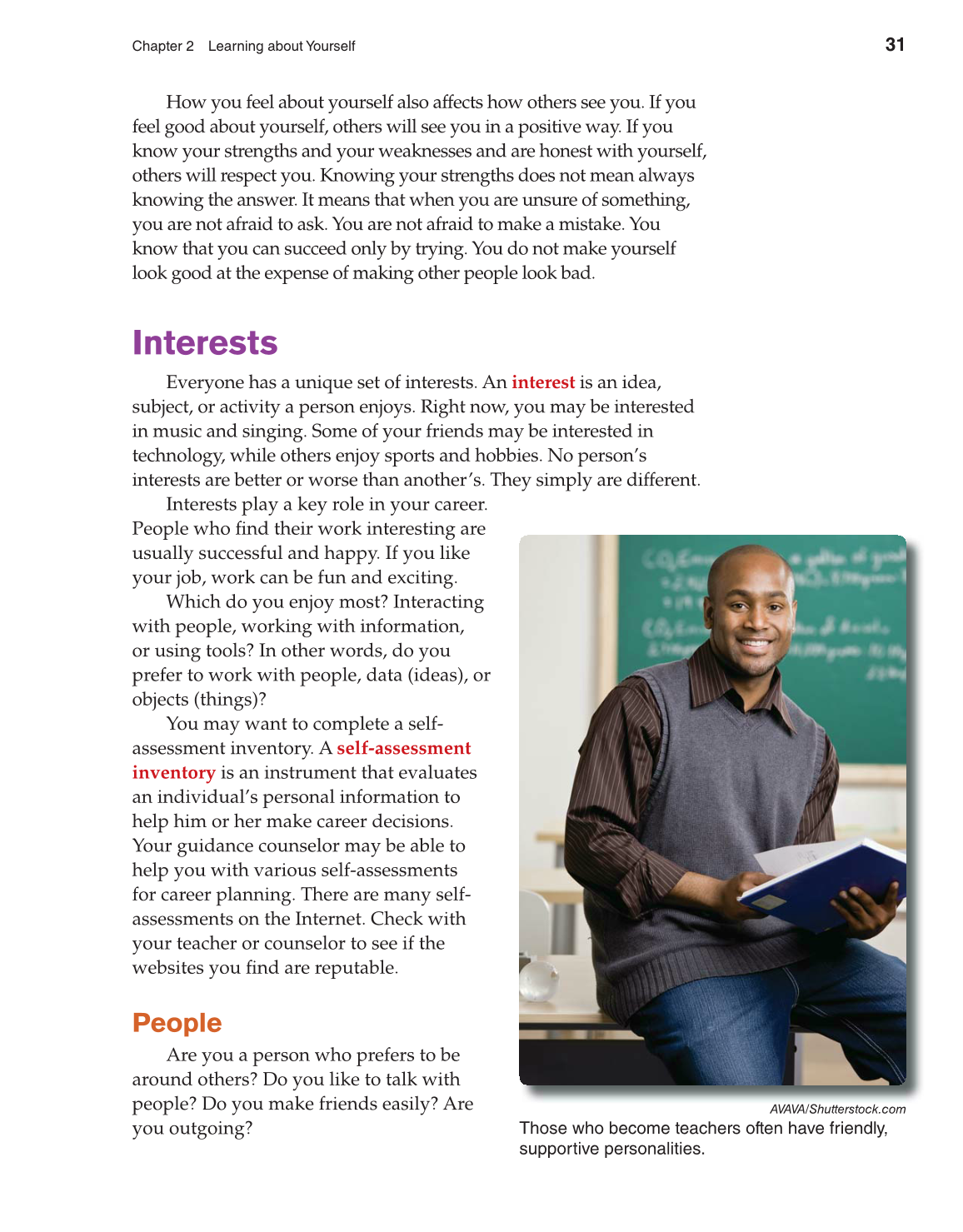 Discovering Careers, 8th Edition page 31