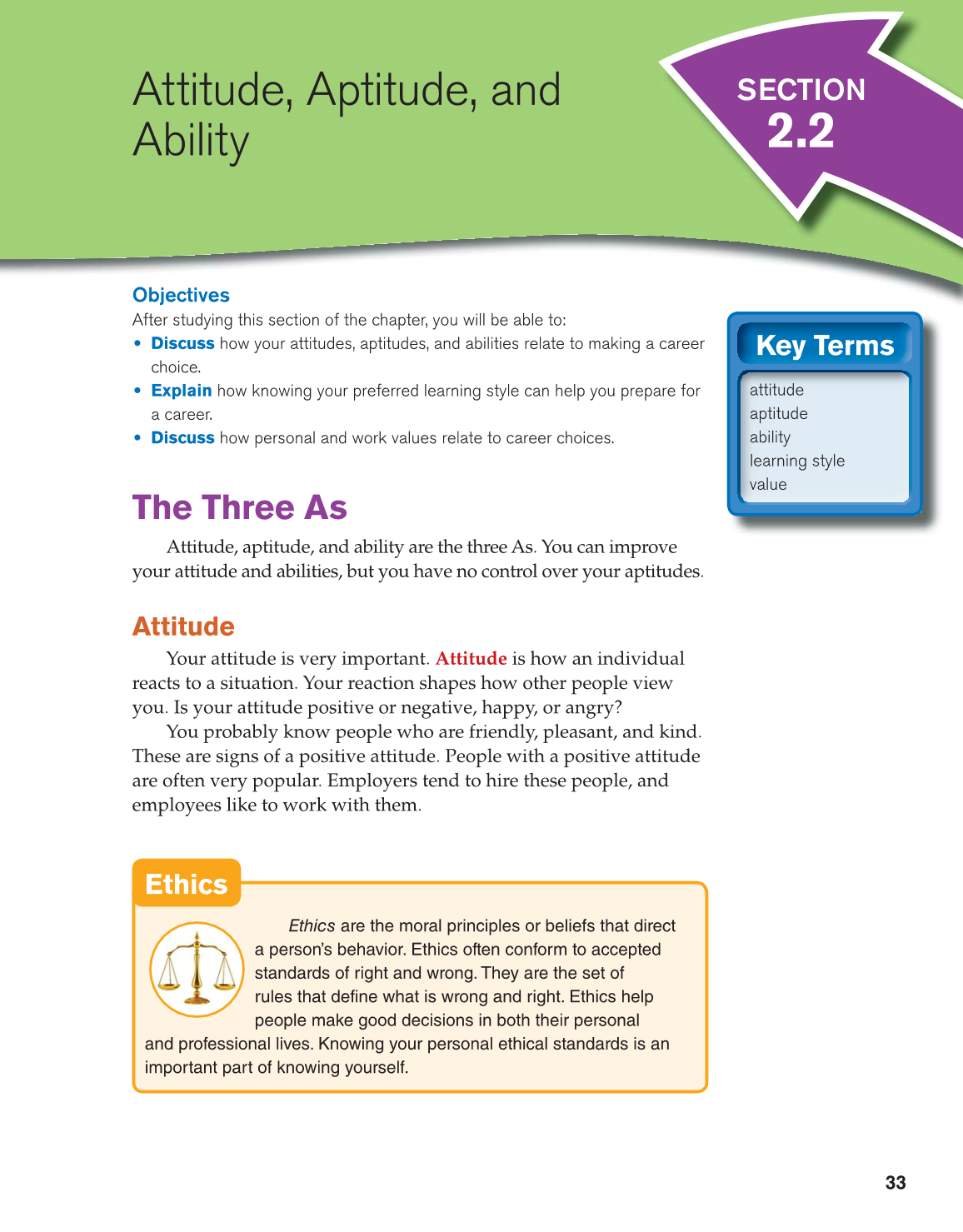 Discovering Careers, 8th Edition page 33