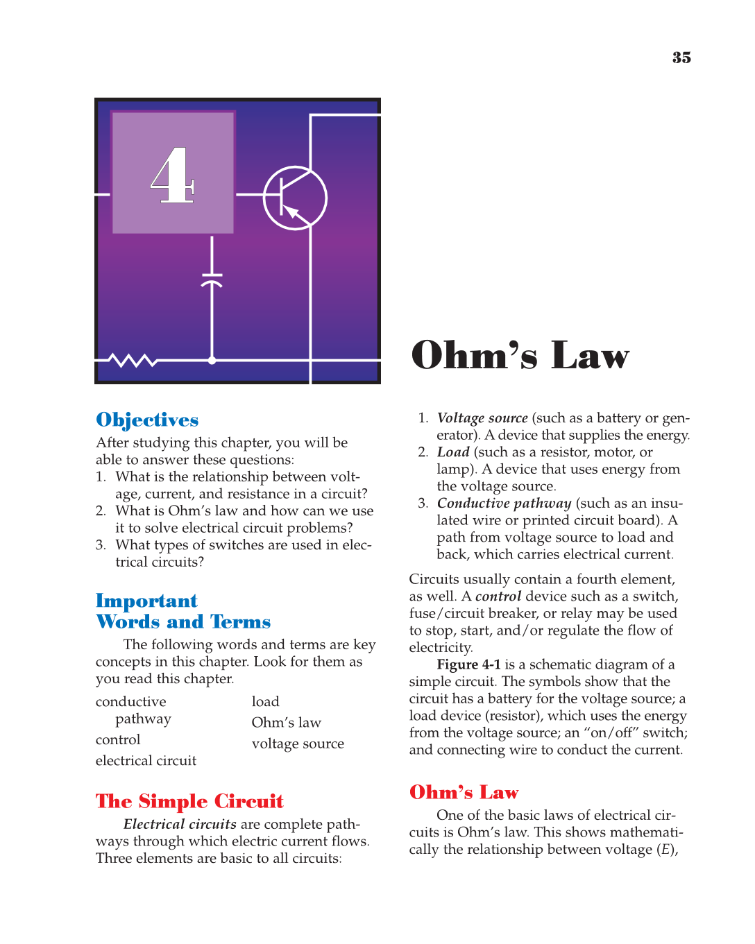 Electricity, 10th Edition page 35
