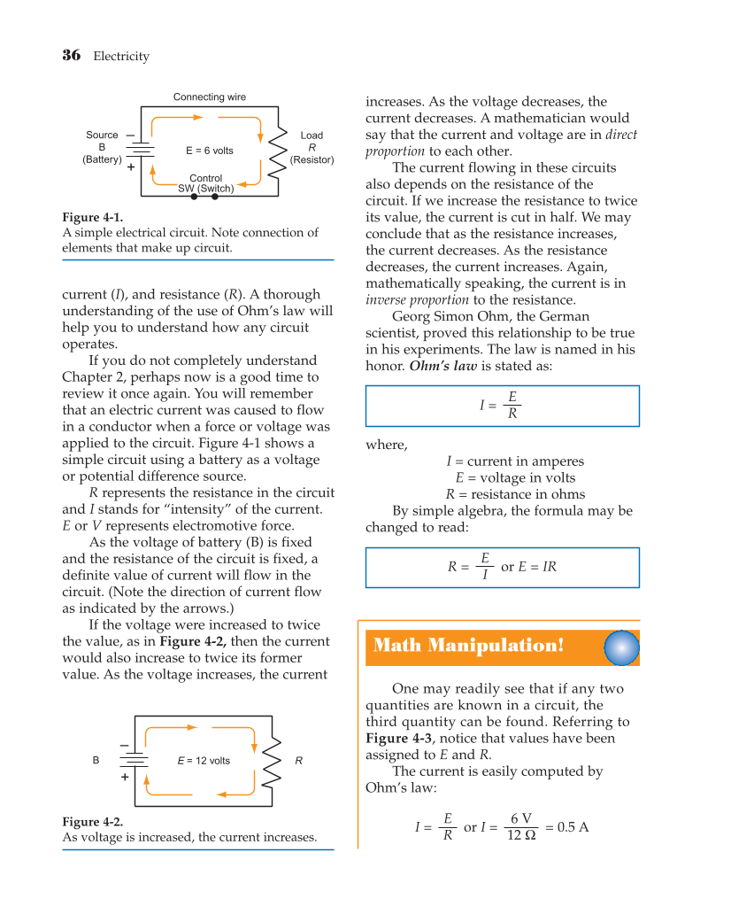 Electricity, 10th Edition page 36