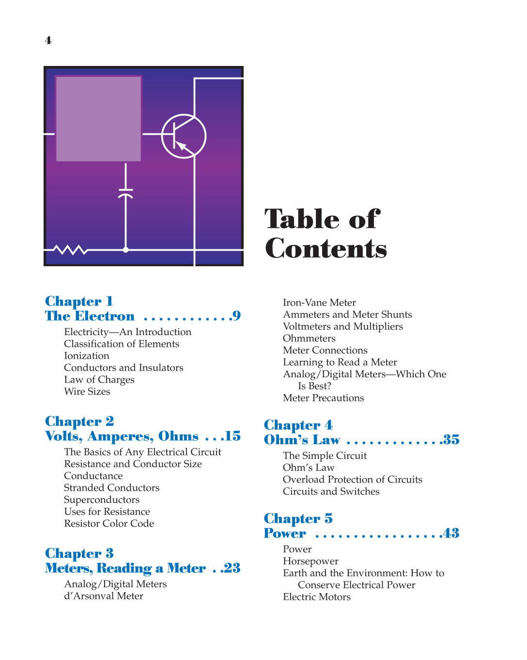 Electricity, 10th Edition page 4