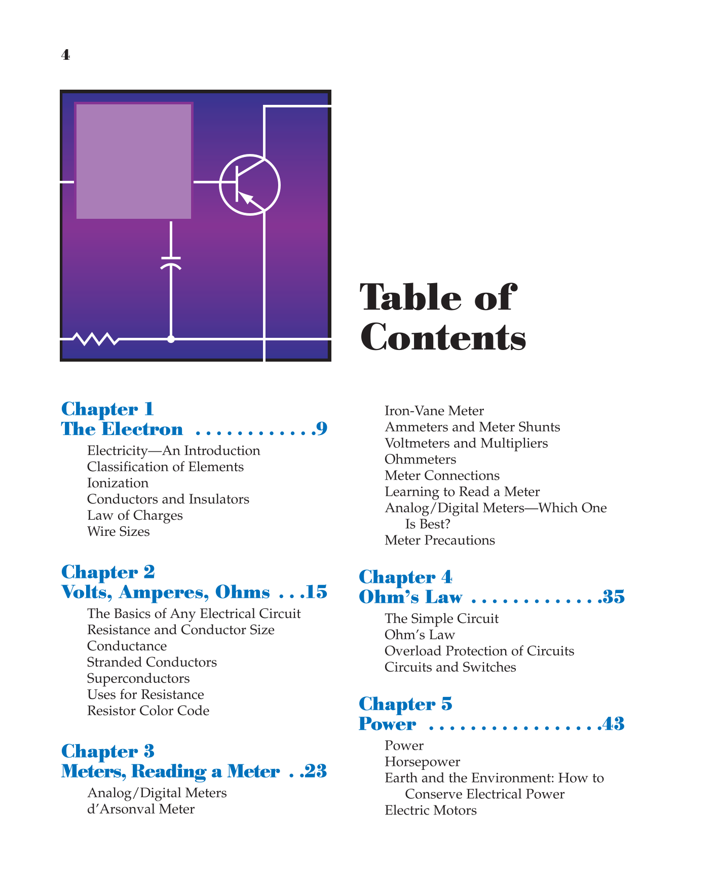 Electricity, 10th Edition page 4