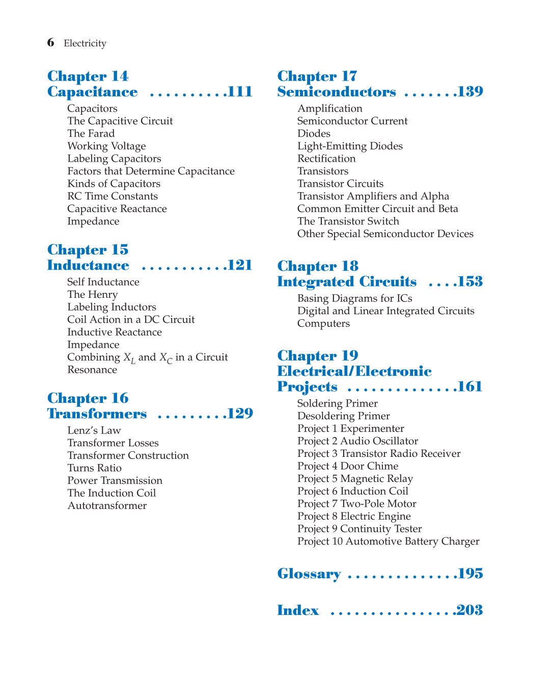 Electricity, 10th Edition page 6