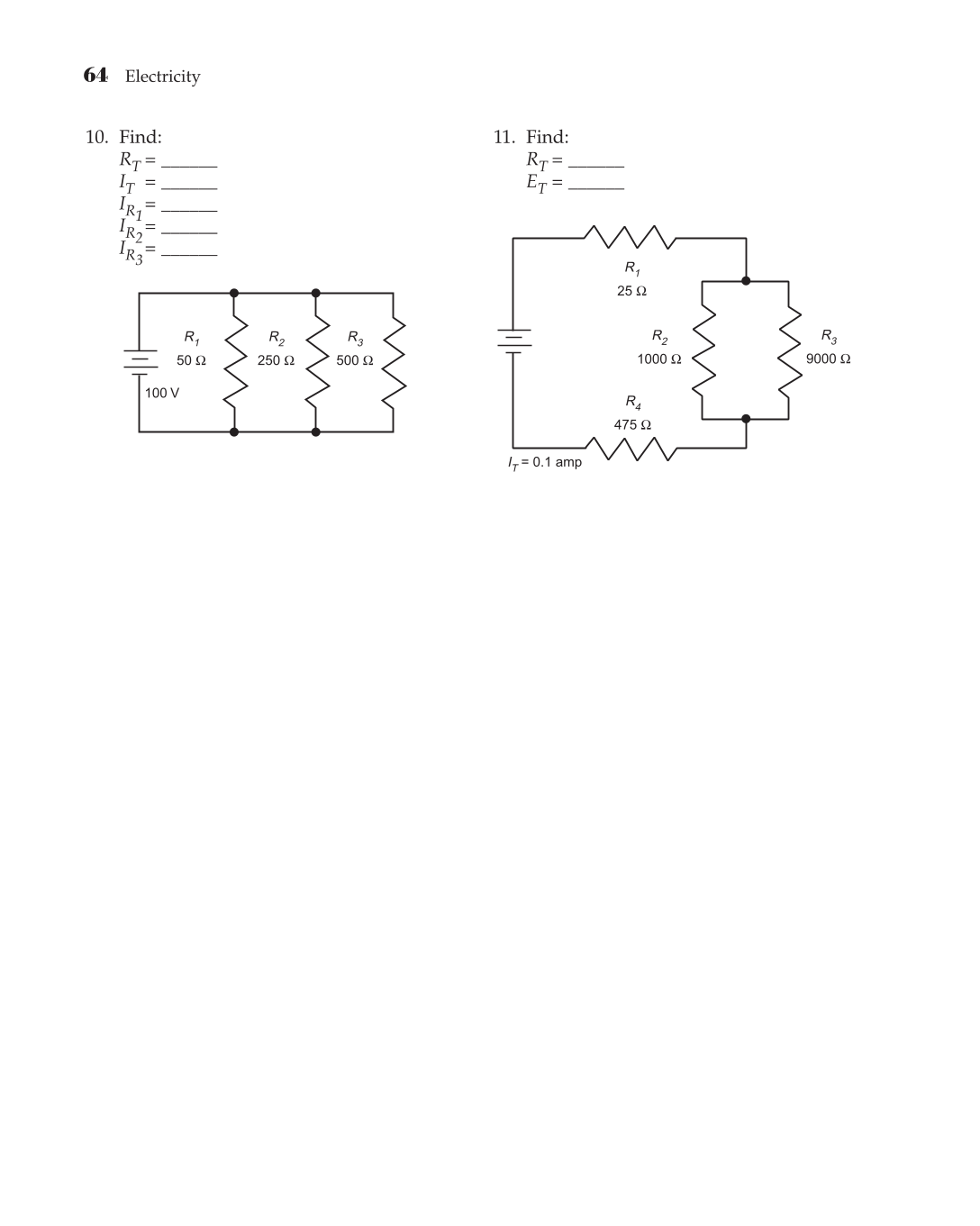 Electricity, 10th Edition page 64