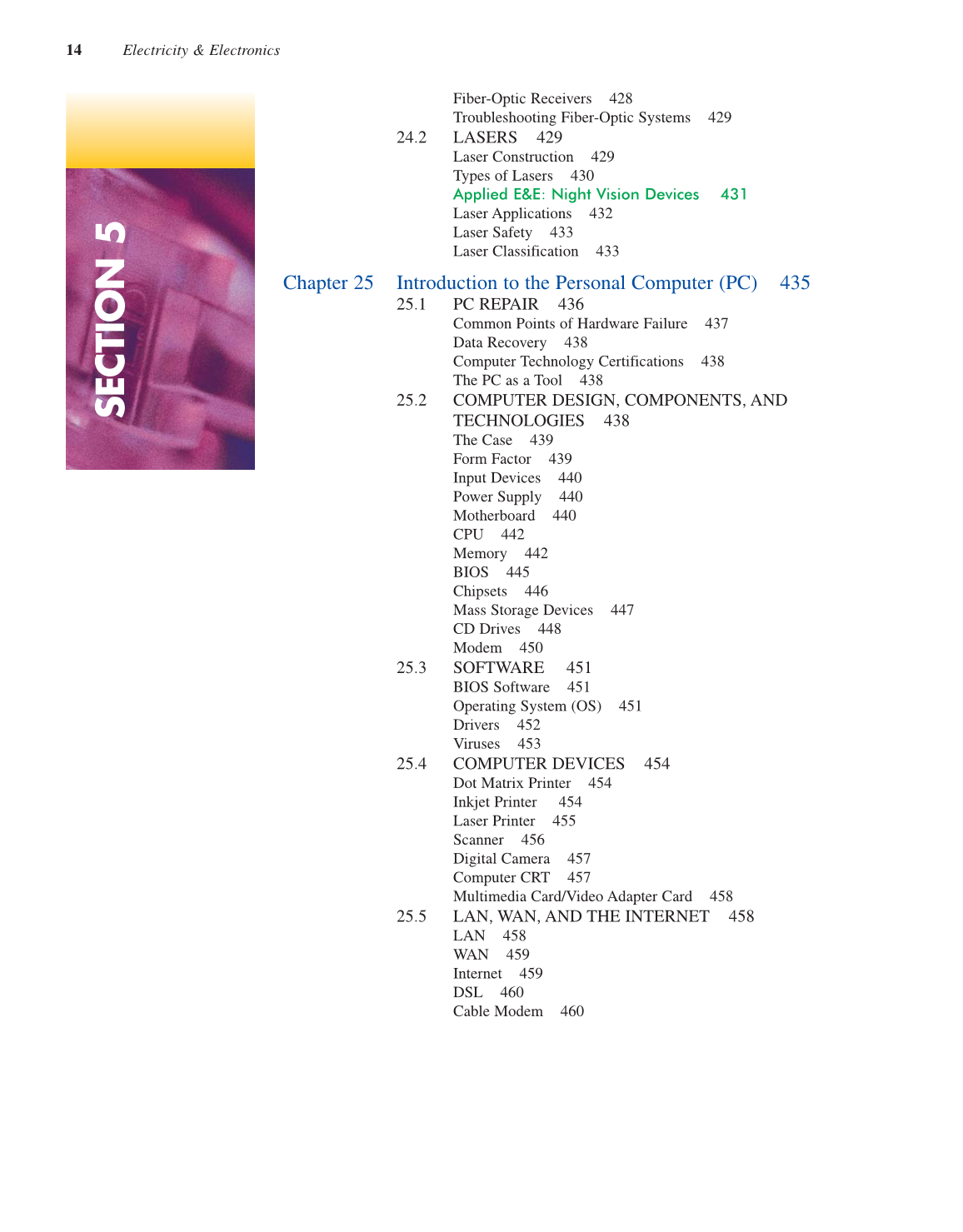 Electricity &amp; Electronics, 10th Edition page 14