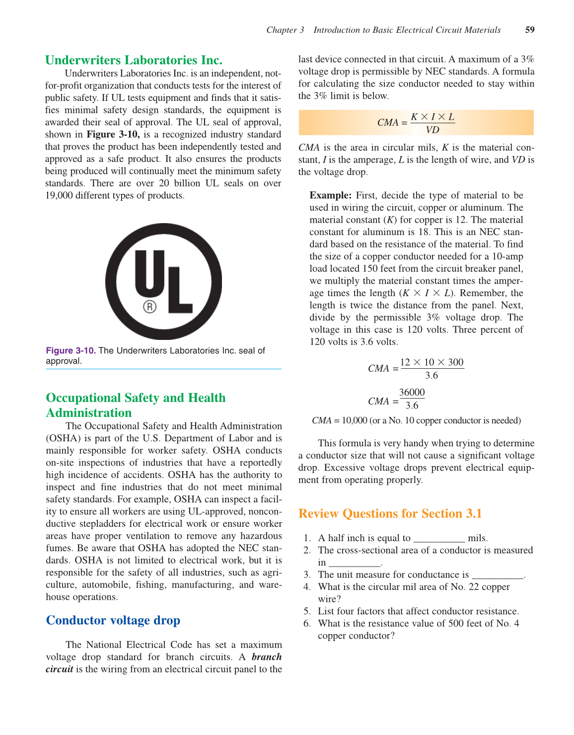 Electricity &amp; Electronics, 10th Edition page 59