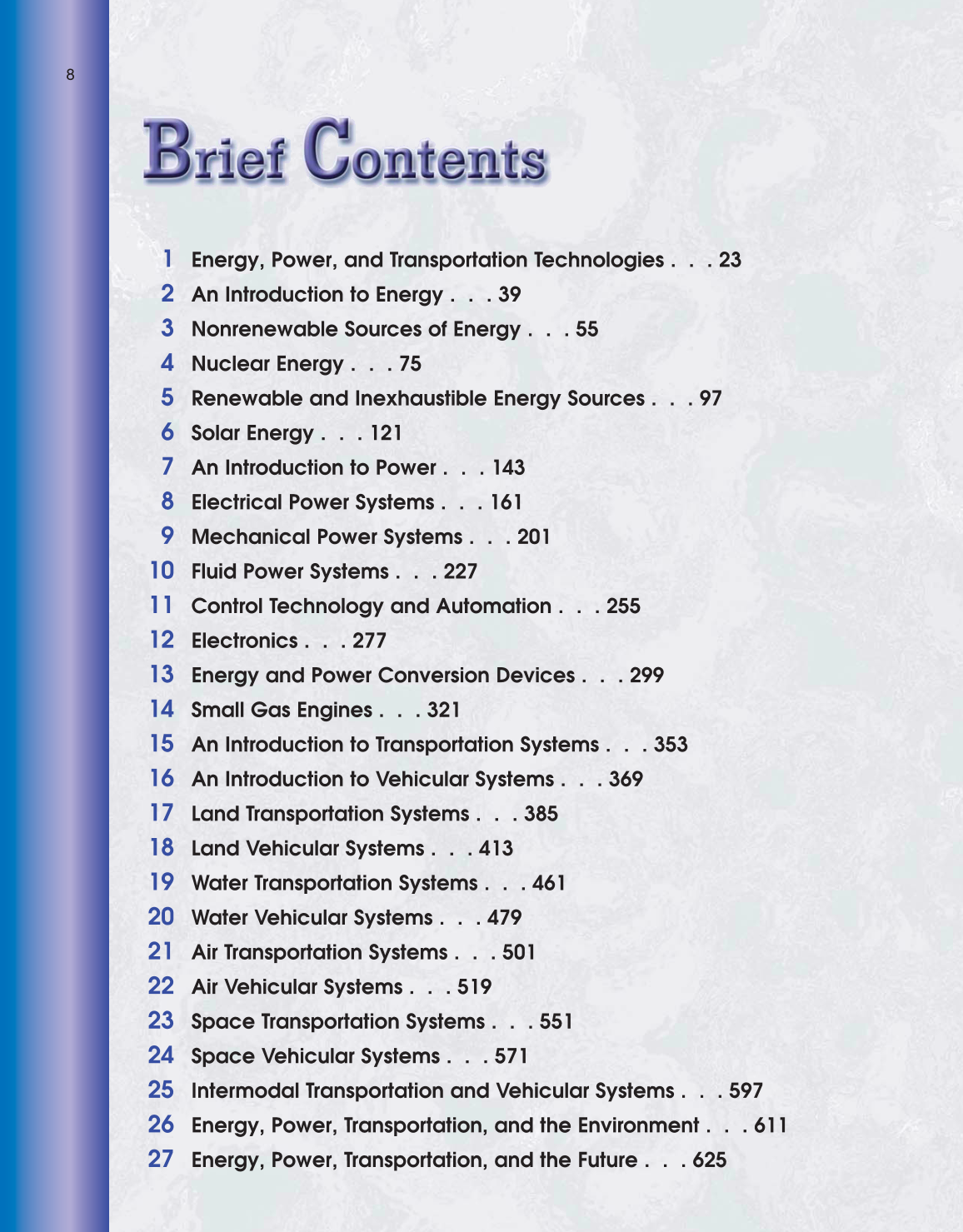 Energy, Power, and Transportation Technology, 2nd Edition page 8