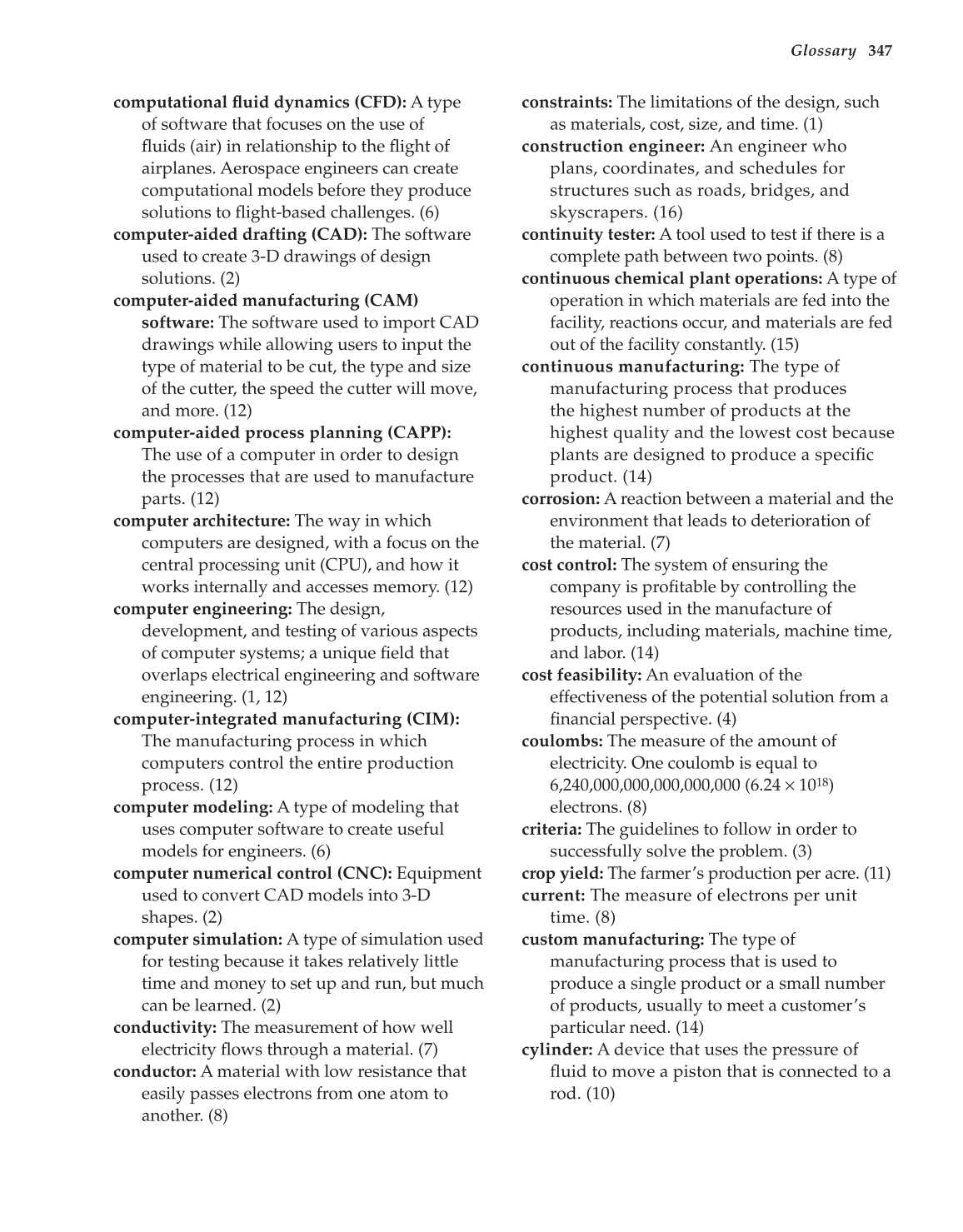 Engineering Fundamentals, 1st Edition page 347
