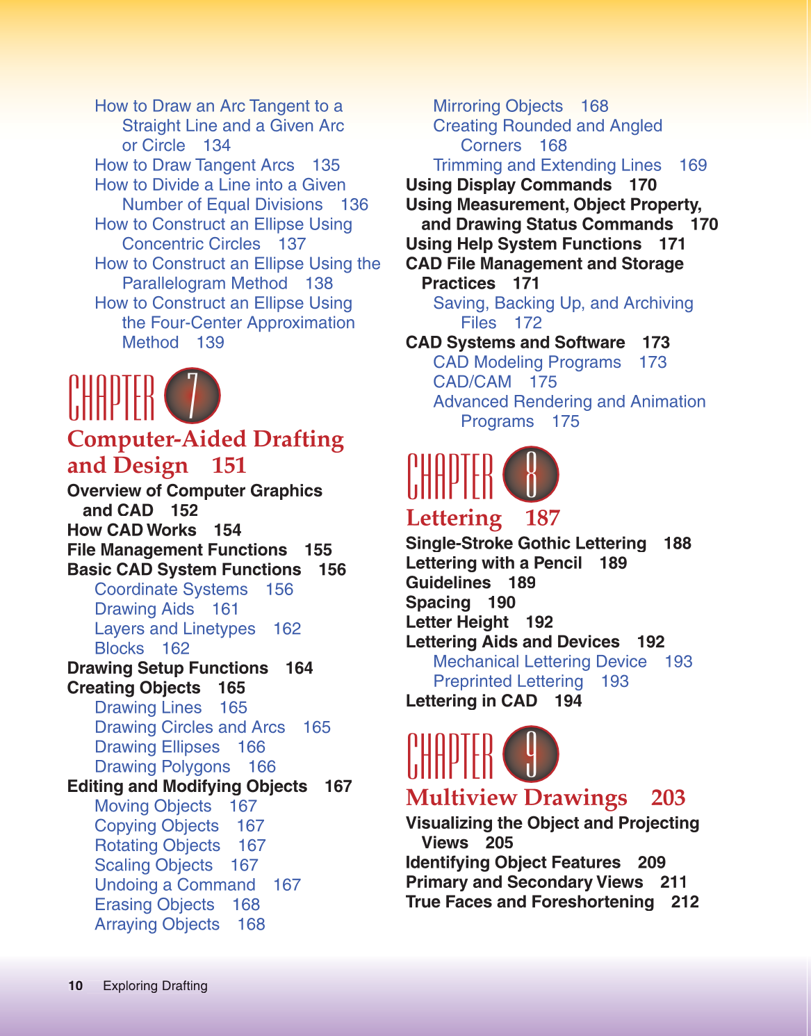 Exploring Drafting, 11th Edition page 10