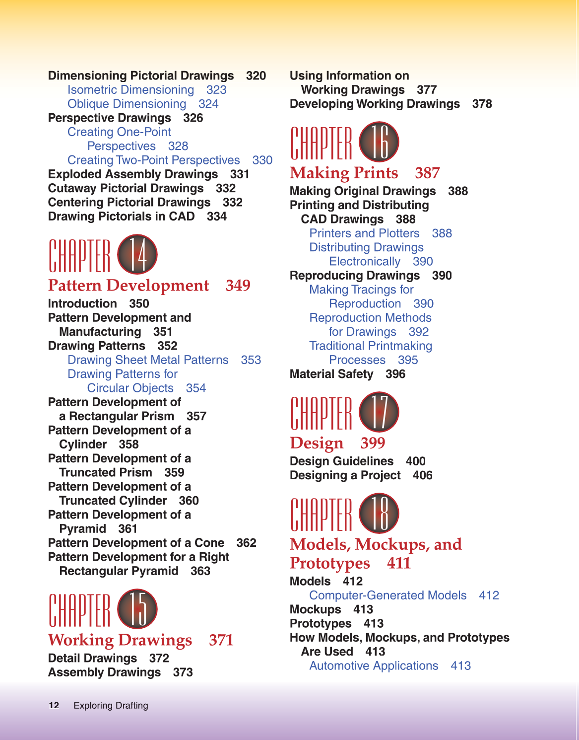 Exploring Drafting, 11th Edition page 12