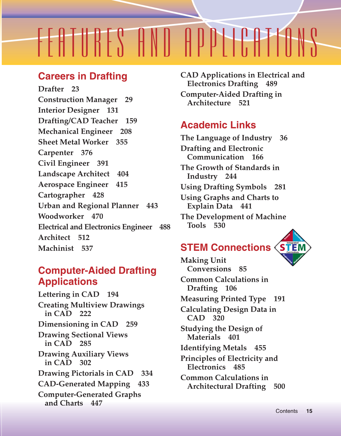 Exploring Drafting, 11th Edition page 15