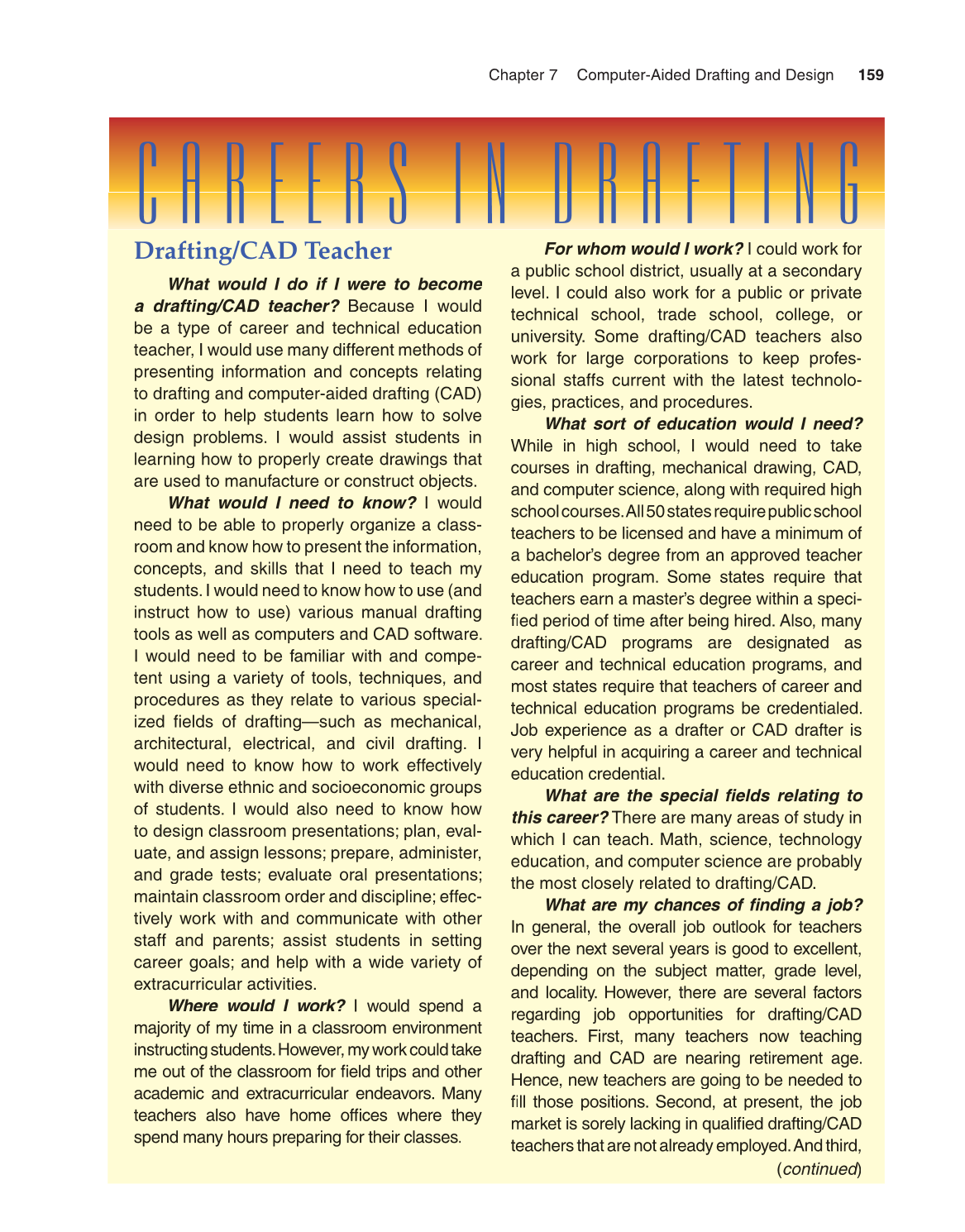 Exploring Drafting, 11th Edition page 159