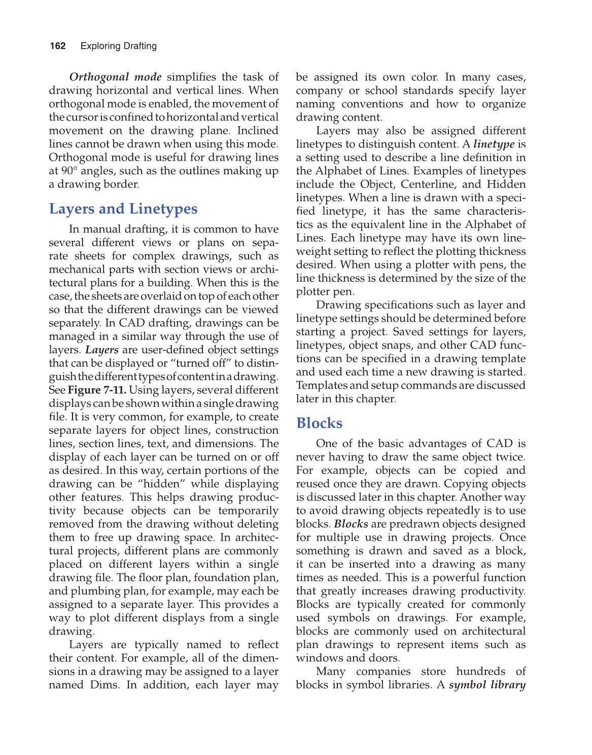 Exploring Drafting, 11th Edition page 162