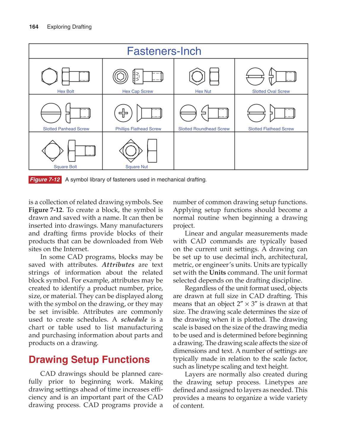 Exploring Drafting, 11th Edition page 164