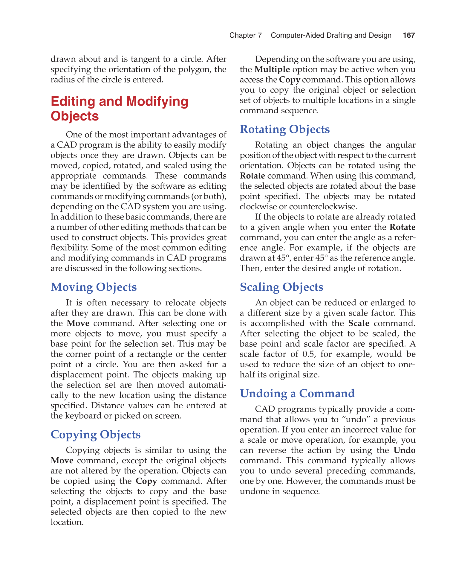 Exploring Drafting, 11th Edition page 167