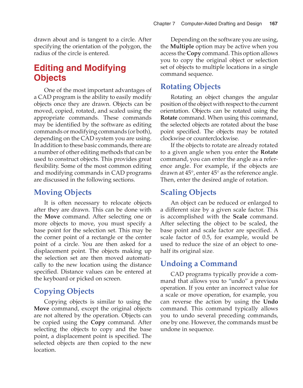 Exploring Drafting, 11th Edition page 167