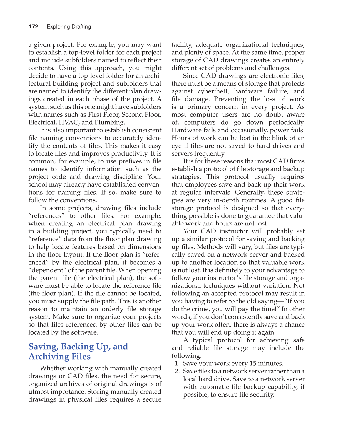 Exploring Drafting, 11th Edition page 172