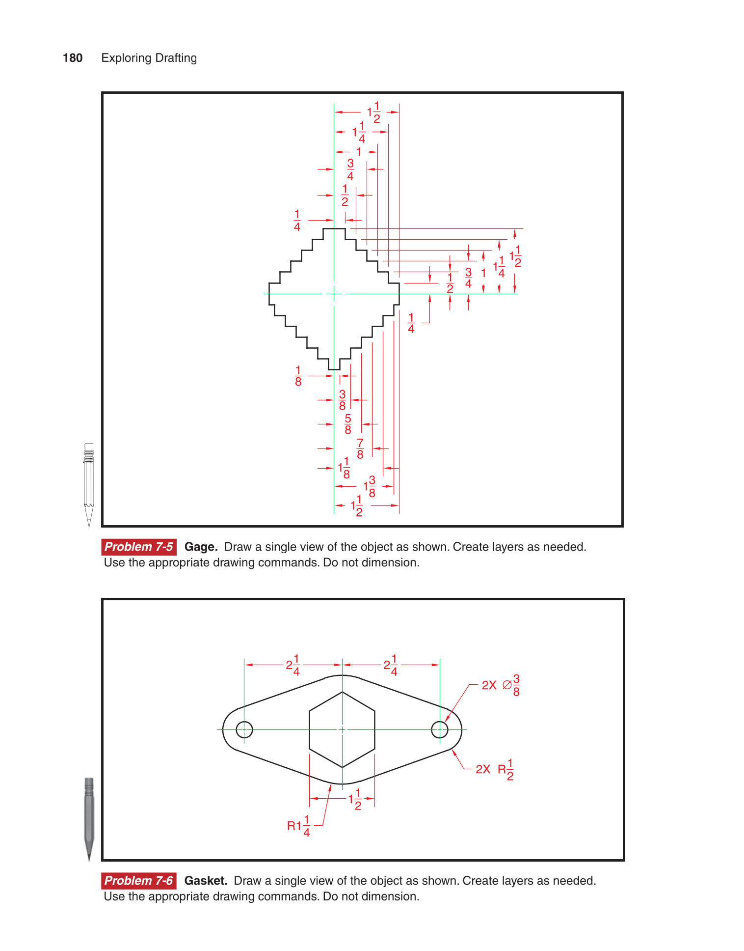 Exploring Drafting, 11th Edition page 180