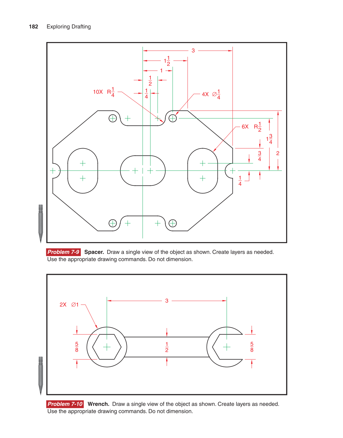 Exploring Drafting, 11th Edition page 182