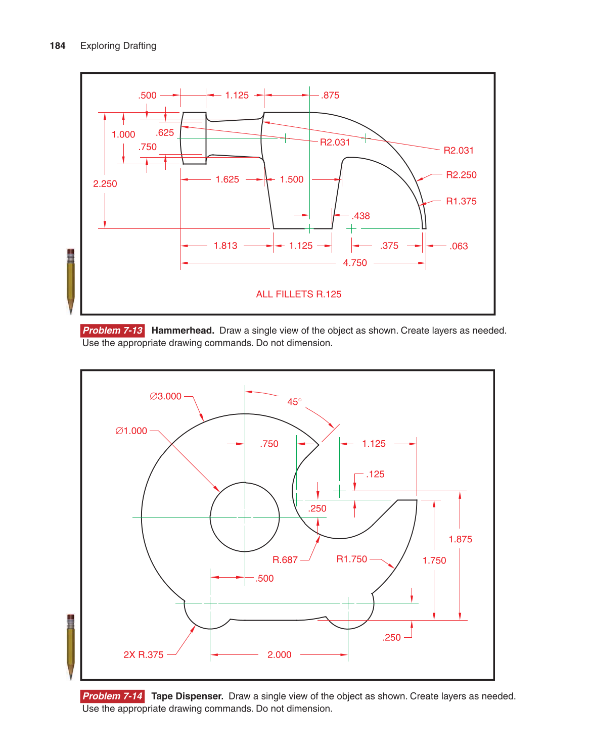 Exploring Drafting, 11th Edition page 184