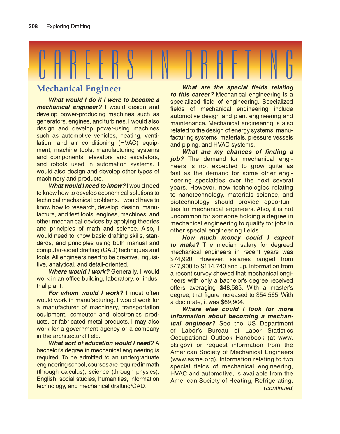 Exploring Drafting, 11th Edition page 208