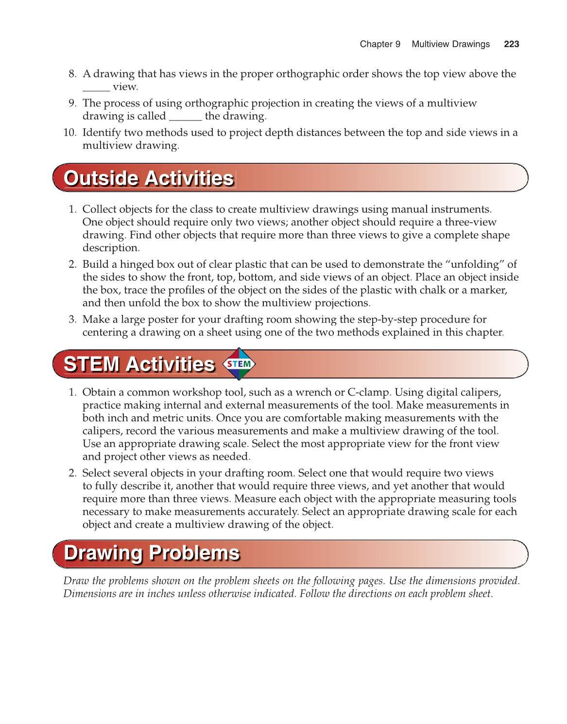 Exploring Drafting, 11th Edition page 223