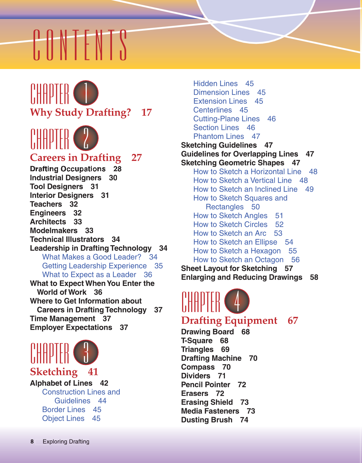 Exploring Drafting, 11th Edition page 8
