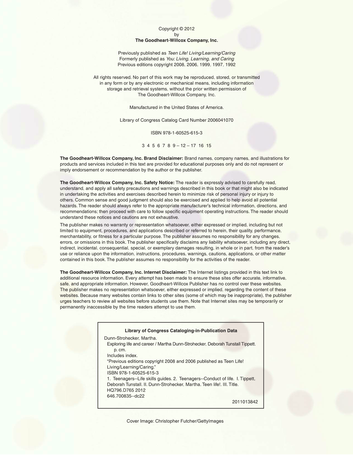 Exploring Life and Career, 6th Edition page II