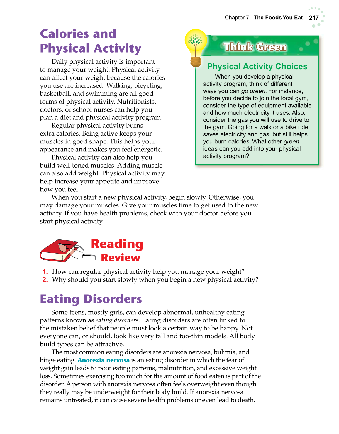 Exploring Life and Career, 6th Edition page 217