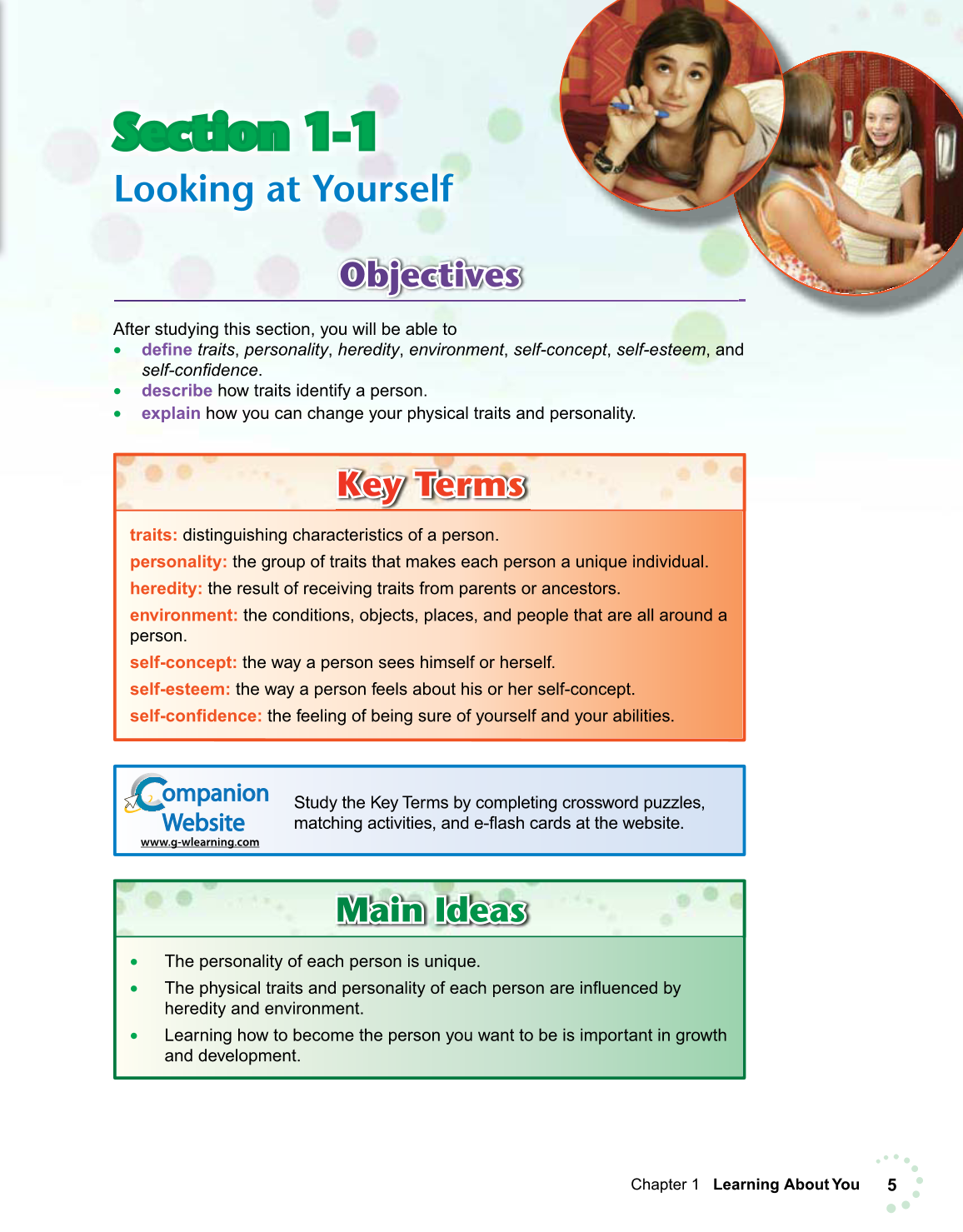 Exploring Life and Career, 6th Edition page 5