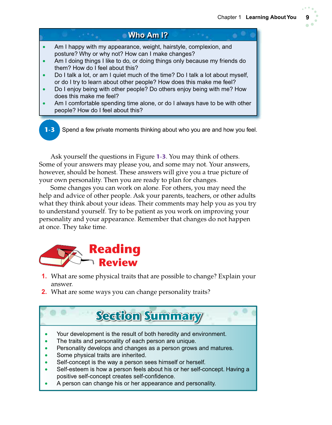 Exploring Life and Career, 6th Edition page 9