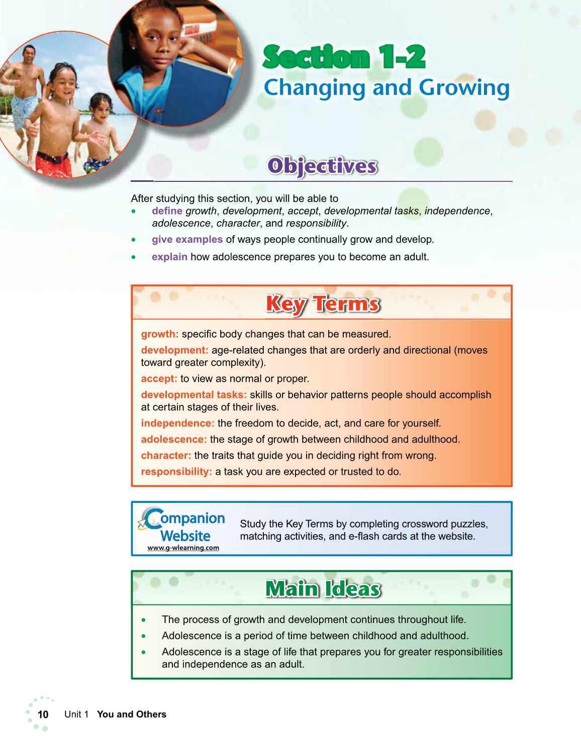 Exploring Life and Career, 6th Edition page 10