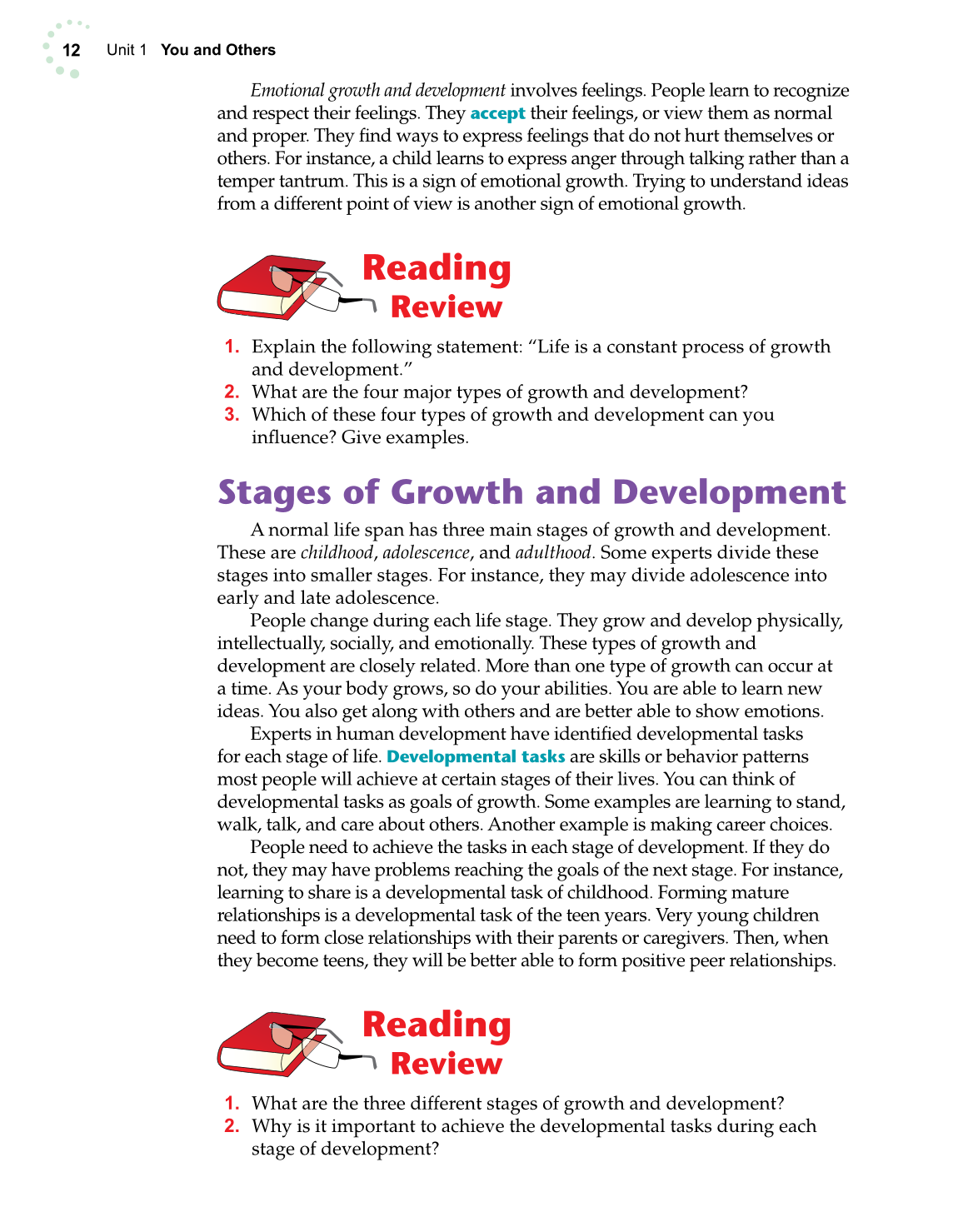 Exploring Life and Career, 6th Edition page 12