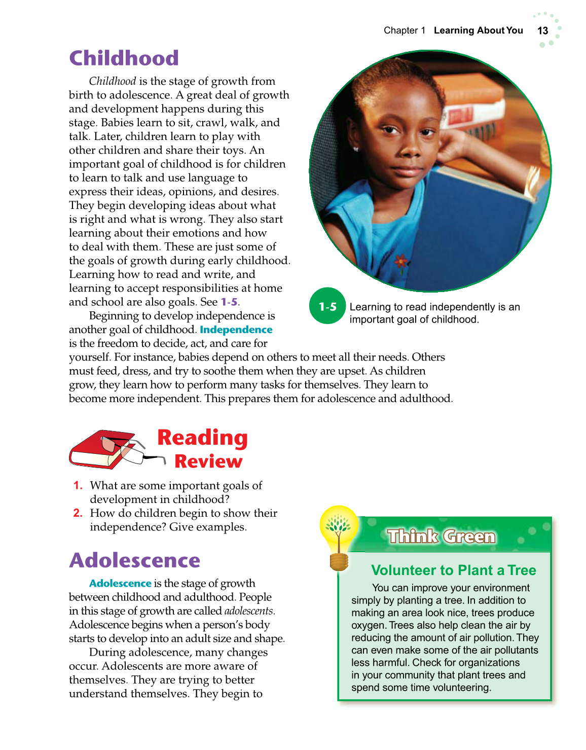 Exploring Life and Career, 6th Edition page 13