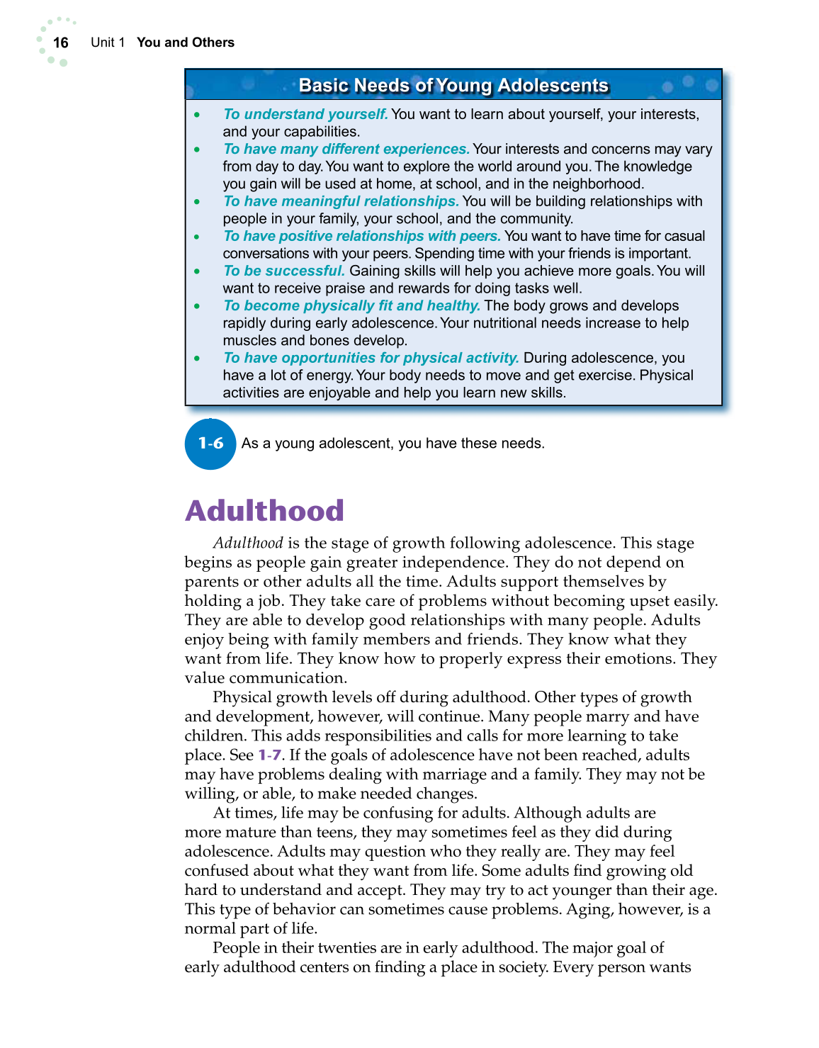 Exploring Life and Career, 6th Edition page 16