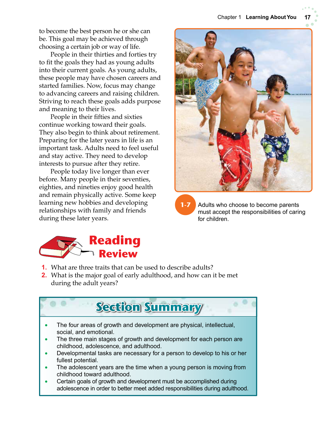 Exploring Life and Career, 6th Edition page 17