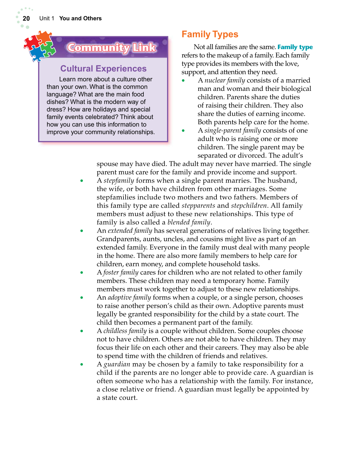 Exploring Life and Career, 6th Edition page 20