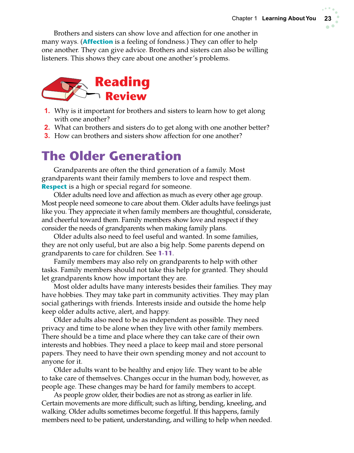 Exploring Life and Career, 6th Edition page 23