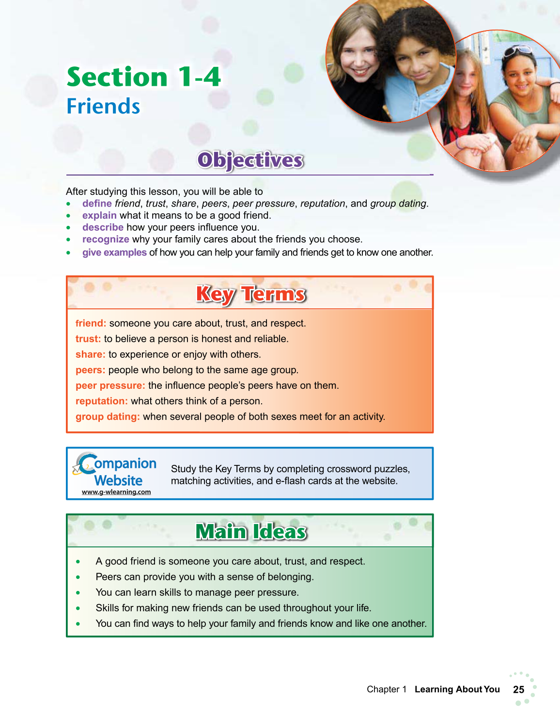 Exploring Life and Career, 6th Edition page 25