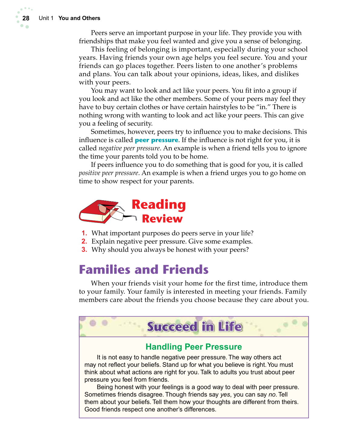 Exploring Life and Career, 6th Edition page 28