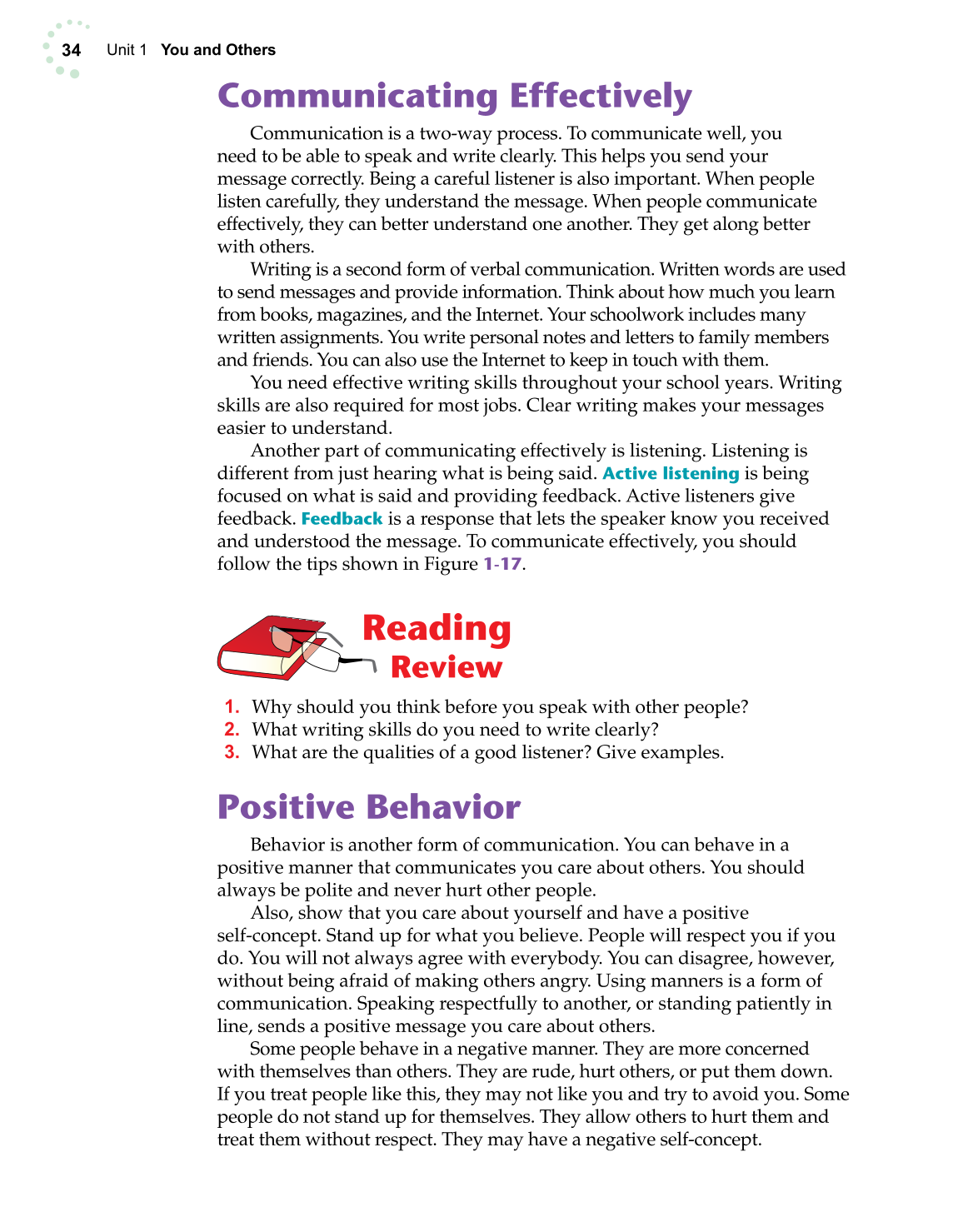 Exploring Life and Career, 6th Edition page 34