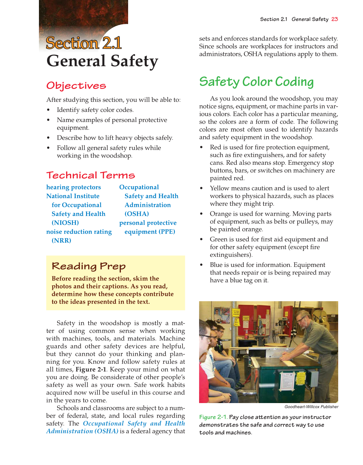 Exploring Woodworking: Fundamentals of Technology, 8th Edition page 29