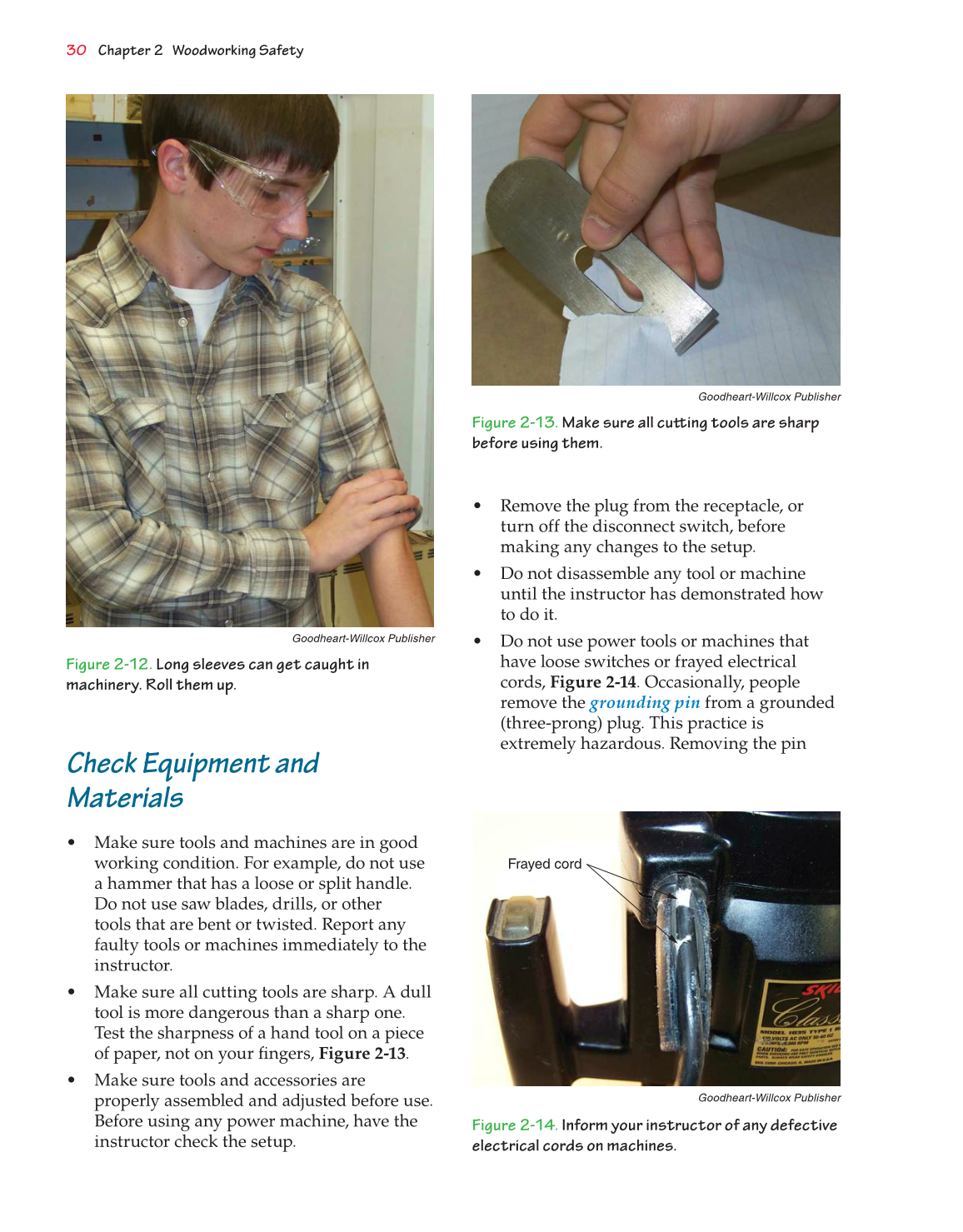 Exploring Woodworking: Fundamentals of Technology, 8th Edition page 36