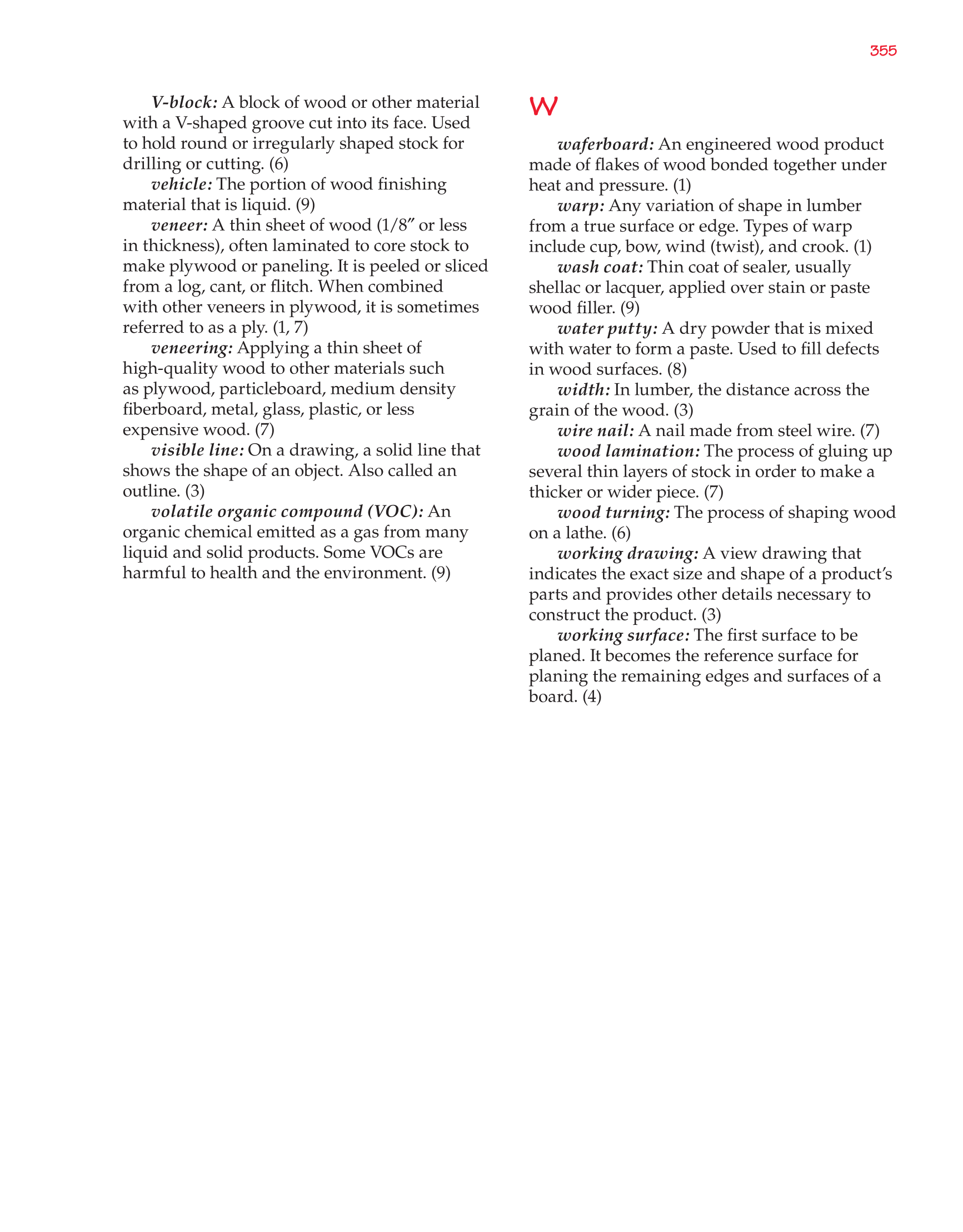 Exploring Woodworking: Fundamentals of Technology, 8th Edition page 361
